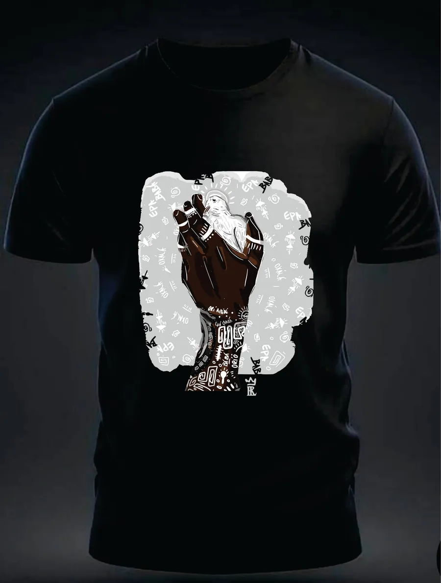 Camiseta Punho Sagrado — Umbanda — Rei 7 da Lira